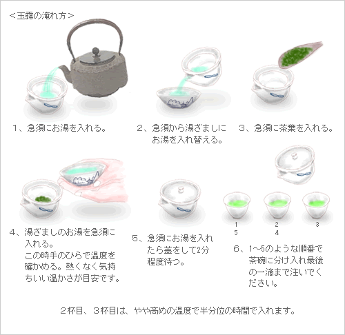 玉露の淹れ方